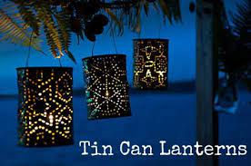 Tin can lantern